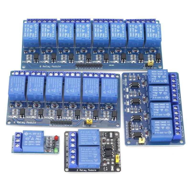 Relay 8 Channel Board - 1 Adet DC5V Opto İzolasyonlu Röle