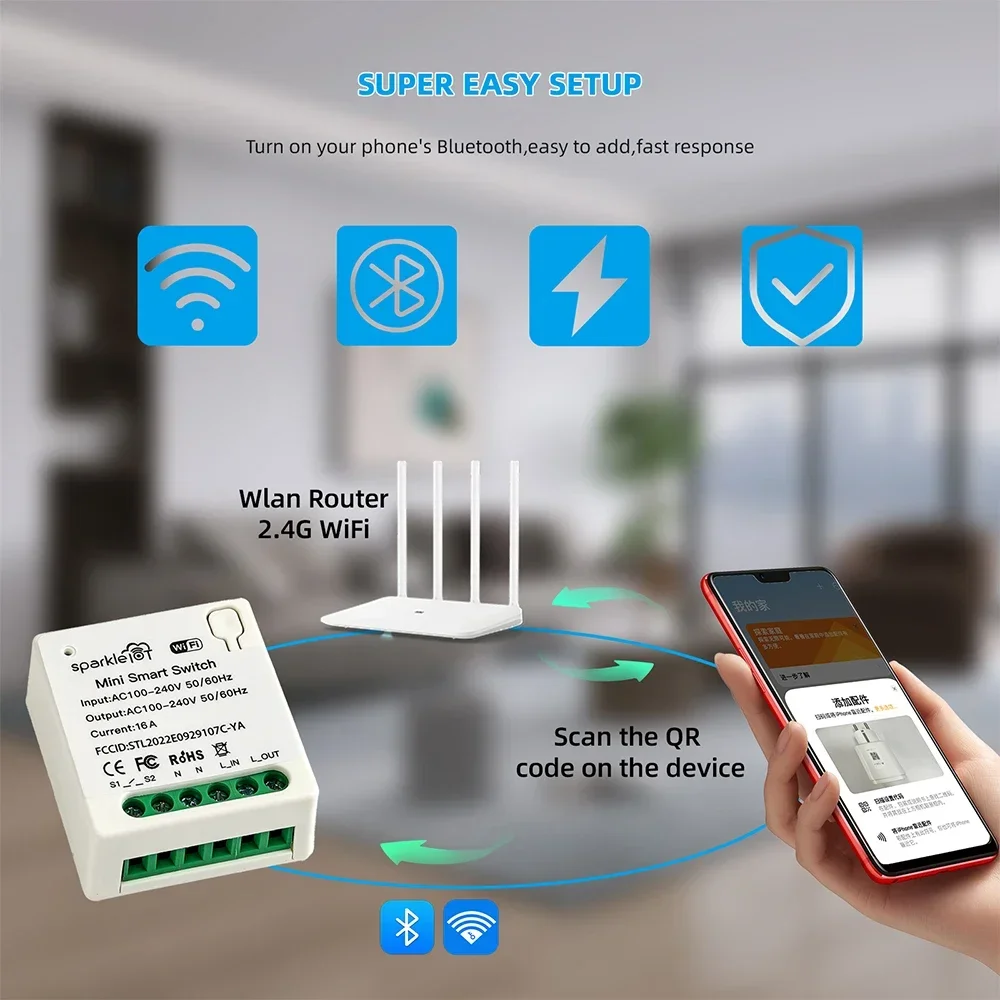 16A Madde WIFI Akıllı Anahtar  - Home Automation Tutorial incelemesi ve fiyatı